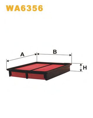 Воздушный фильтр WIX FILTERS WA6356