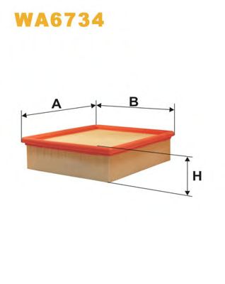 Воздушный фильтр WIX FILTERS WA6734