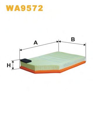 Воздушный фильтр WIX FILTERS WA9572