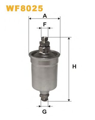 Топливный фильтр WIX FILTERS WF8025