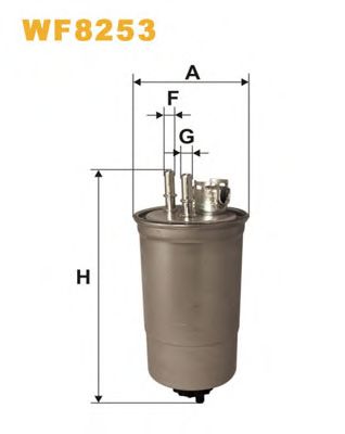 Топливный фильтр WIX FILTERS WF8253