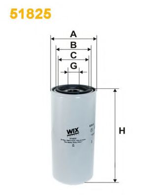 Масляный фильтр WIX FILTERS 51825