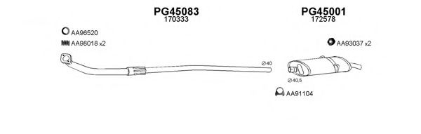 Система выпуска ОГ VENEPORTE 450197