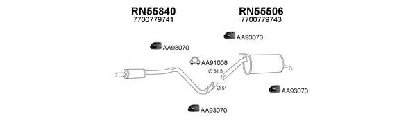 Система выпуска ОГ VENEPORTE 550308