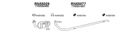 Система выпуска ОГ VENEPORTE 550463