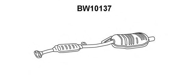 Глушитель выхлопных газов конечный VENEPORTE BW10137