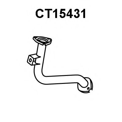 Труба выхлопного газа VENEPORTE CT15431