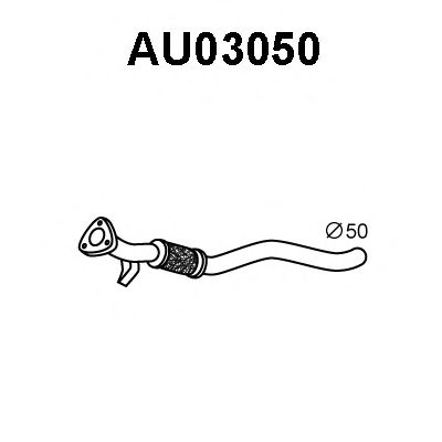 Труба выхлопного газа VENEPORTE AU03050