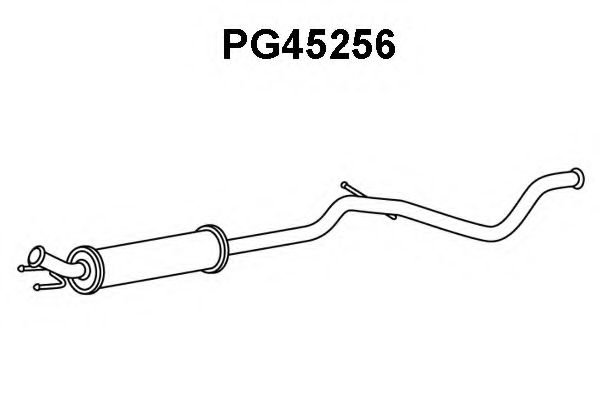 Предглушитель выхлопных газов VENEPORTE PG45256