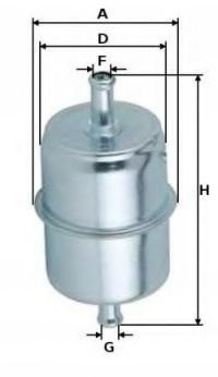 Топливный фильтр UNIFLUX FILTERS XN8