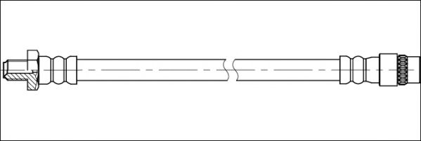 Тормозной шланг WOKING G1903.08