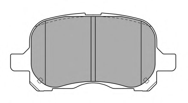 Комплект тормозных колодок, дисковый тормоз FREMAX FBP-1242