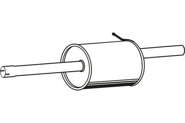 Глушитель выхлопных газов конечный FENNO P1934