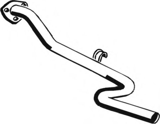 Труба выхлопного газа ASMET 04048