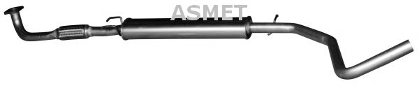 Средний глушитель выхлопных газов ASMET 16.064