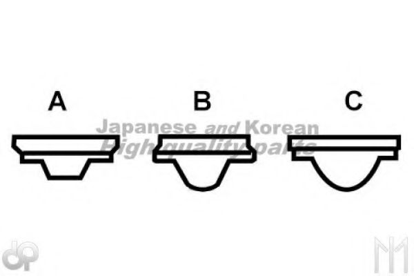 Ремень ГРМ ASHUKI 0336-1004