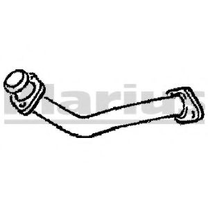 Труба выхлопного газа KLARIUS 110016