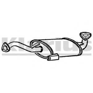 Средний глушитель выхлопных газов KLARIUS 210360