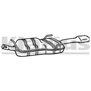 Глушитель выхлопных газов конечный KLARIUS 230371