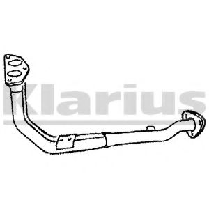 Труба выхлопного газа KLARIUS 301085