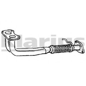 Труба выхлопного газа KLARIUS 301272