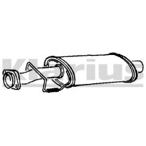 Средний глушитель выхлопных газов BOSAL 190027