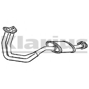 Предглушитель выхлопных газов WALKER 70222