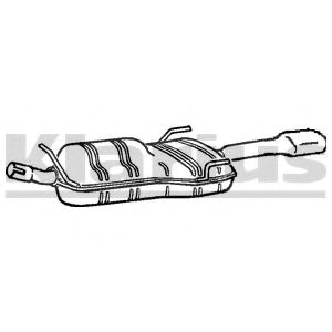 Глушитель выхлопных газов конечный KLARIUS GM108T