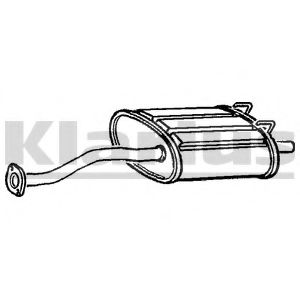 Глушитель выхлопных газов конечный KLARIUS HA233G