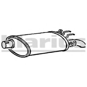 Глушитель выхлопных газов конечный BOSAL 200249