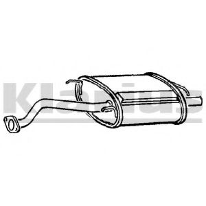 Глушитель выхлопных газов конечный KLARIUS RR261K