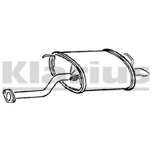 Глушитель выхлопных газов конечный KLARIUS RR321X