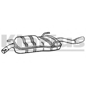 Глушитель выхлопных газов конечный KLARIUS SB113Q