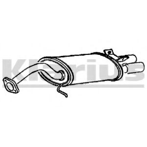 Глушитель выхлопных газов конечный WALKER 13314