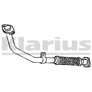 Труба выхлопного газа KLARIUS 120427