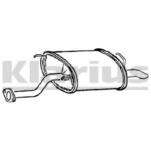 Глушитель выхлопных газов конечный KLARIUS RR359Q
