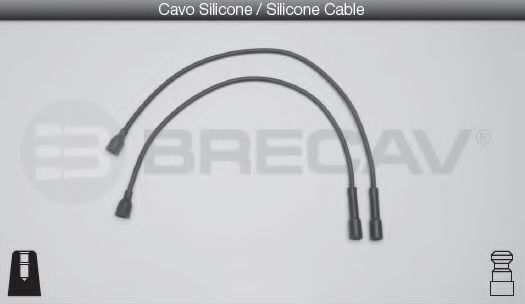 Комплект проводов зажигания BRECAV 05408