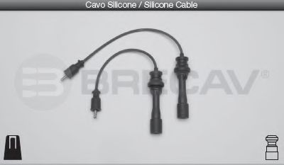 Комплект проводов зажигания BRECAV 33522