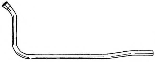 Труба выхлопного газа MTS 11290