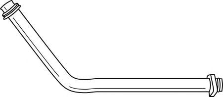 Труба выхлопного газа TESH 120334