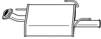 Глушитель выхлопных газов конечный SIGAM 38618