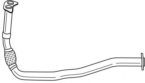 Труба выхлопного газа MTS 10188