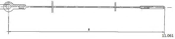 Тросик газа CABOR 11061