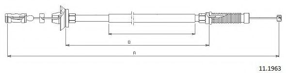 Тросик газа PEX 130227
