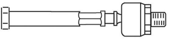 Осевой шарнир, рулевая тяга FRAP 1186