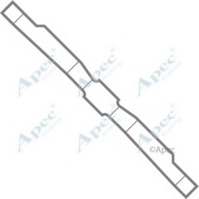 Комплектующие, тормозные колодки APEC braking KIT205