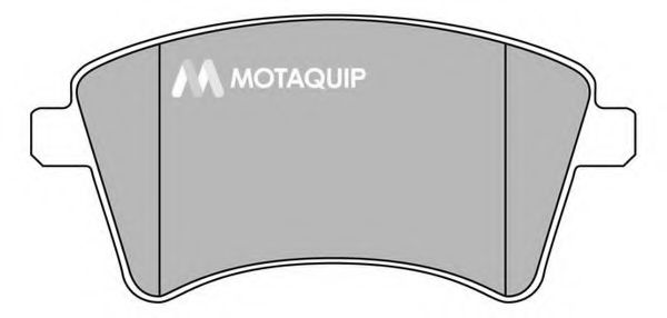 Комплект тормозных колодок, дисковый тормоз MOTAQUIP LVXL1415