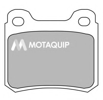 Комплект тормозных колодок, дисковый тормоз MOTAQUIP LVXL794