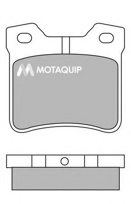 Комплект тормозных колодок, дисковый тормоз MOTAQUIP LVXL984