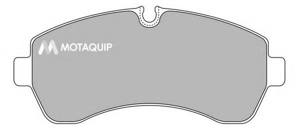 Комплект тормозных колодок, дисковый тормоз MOTAQUIP LVXL1314